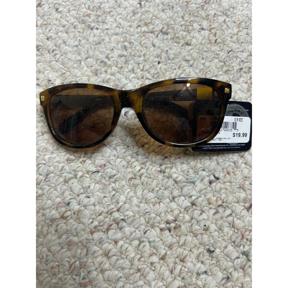Foster Grant Sutton Polarized Sunglasses Tortoise Shell MaxBlock 10239849.MCV